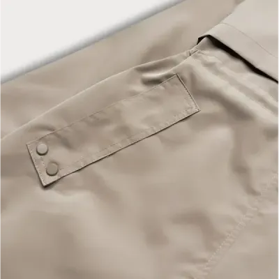 Tenká dámská přechodná bunda MODA8128big béžová