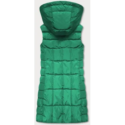 Dámská vesta s kapucí MODA8136BIG zelená Dámská vesta s kapucí MODA8136BIG zelená