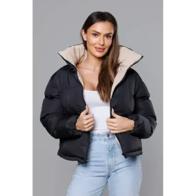 Dámská přechodná bunda PUFFER MODA3115 černá