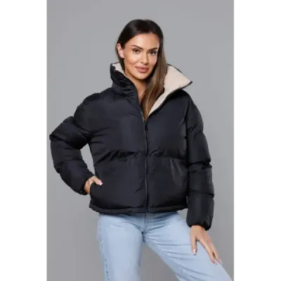 Dámská přechodná bunda PUFFER MODA3115 černá