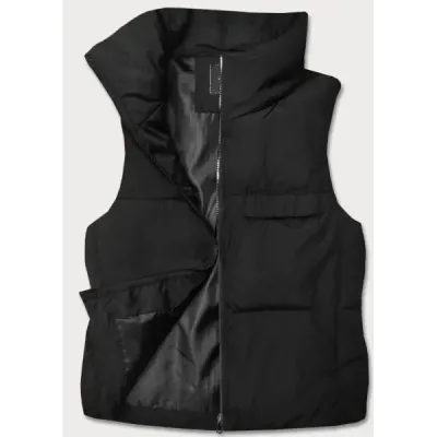 Krátká dámská vesta MODA9079 černá