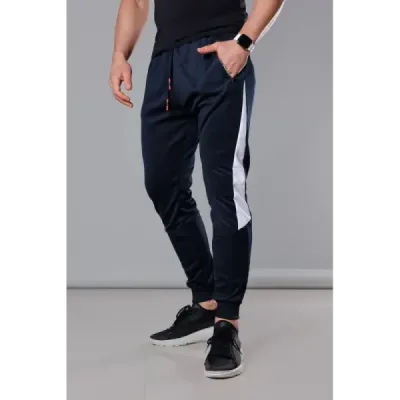 Pánské tepláky MODA168 tmavěmodro-bílé