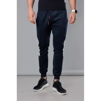 Pánské tepláky MODA168 tmavěmodro-bílé