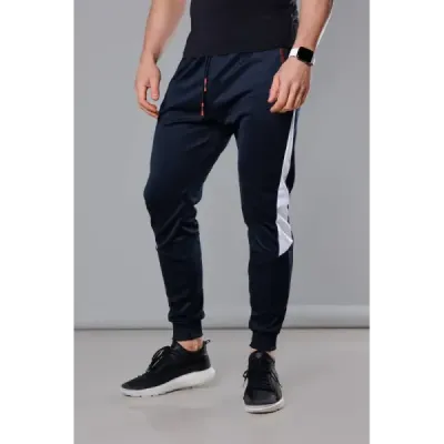 Pánské tepláky MODA168 tmavěmodro-bílé