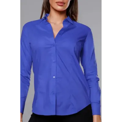 Klasická dámská košile MODA039 modrá