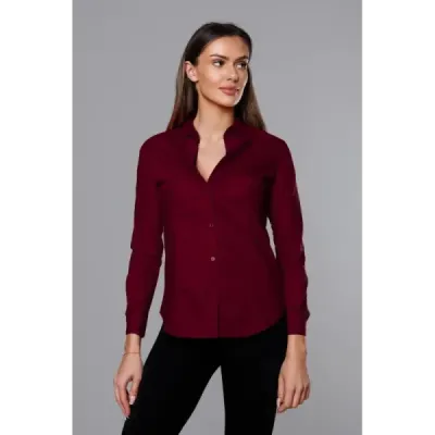 Klasická dámská košile MODA039 bordó