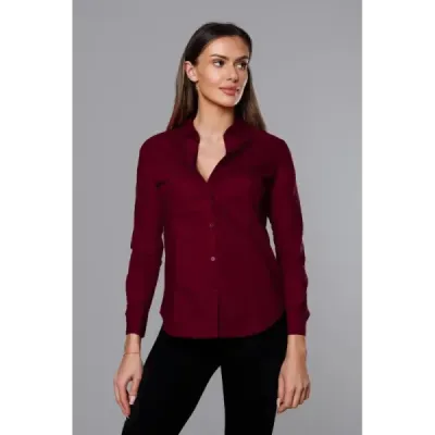 Klasická dámská košile MODA039 bordó