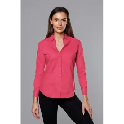 Klasická dámská košile MODA039 melounová