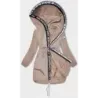 Tenká dámská přechodná bunda MODA1811BIG béžová
