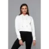 Krátká dámská mikina MODA939 bílá