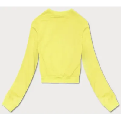 Dámská tenká mikina MODA938 žlutá