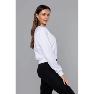 Dámská tenká mikina MODA938 bílá