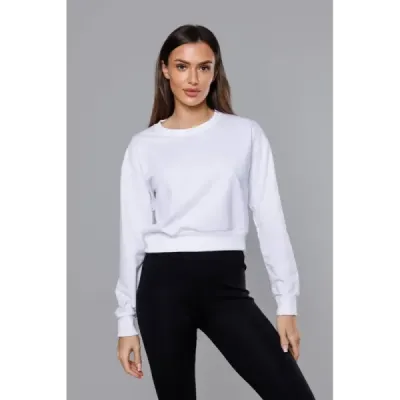 Dámská tenká mikina MODA938 bílá