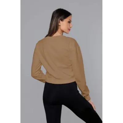 Dámská tenká mikina MODA938 cappuccino