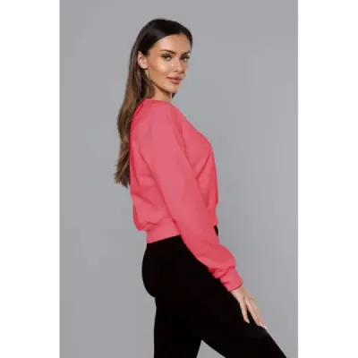 Dámská tenká mikina MODA938 korálová