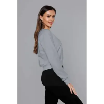Dámská tenká mikina MODA938 světle šedá