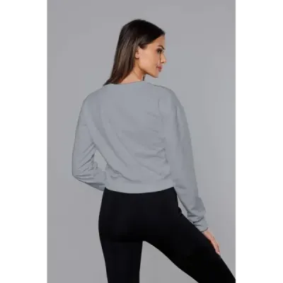 Dámská tenká mikina MODA938 světle šedá