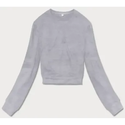 Dámská tenká mikina MODA938 světle šedá