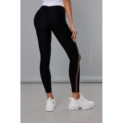 Dámské legíny s kapsami MODA73 černé