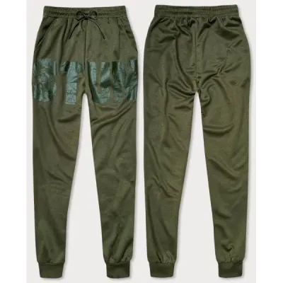Pánské tepláky MODA191 khaki