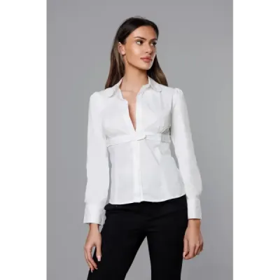 Dámská elegantní košile MODA8020 bílá