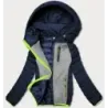 Sportovní dámská bunda MODA911 modro-šedá