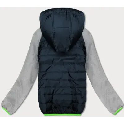 Dámská lehká sportovní bunda MODA913 modro-šedá