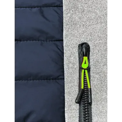 Prošívaná dámská sportovní bunda MODA915 modro-šedá