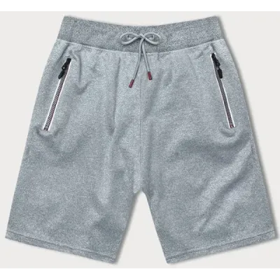 Pánské sportovní kratasy MODA298 světle šedé