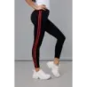Dámské sportovní legíny MODA1052 černo-červené