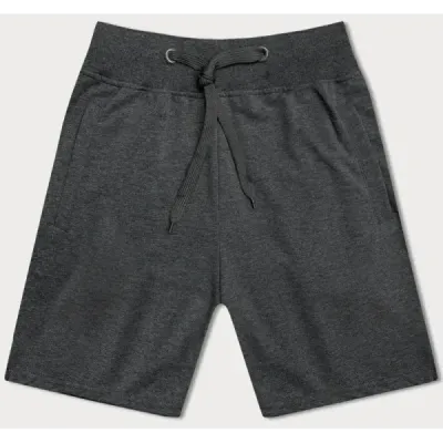 Bavlněné pánské kraťasy MODA1046 tmavě šedé