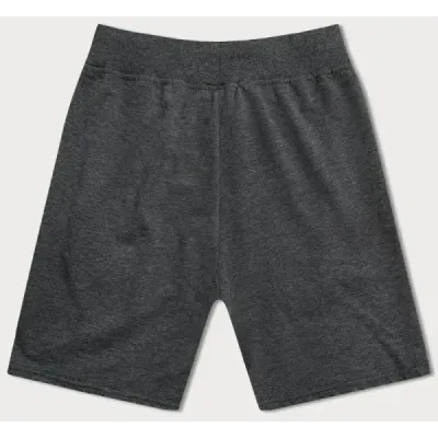 Bavlněné pánské kraťasy MODA1046 tmavě šedé