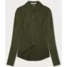 Dámská košile se stříbrnými pásky MODA0111 khaki