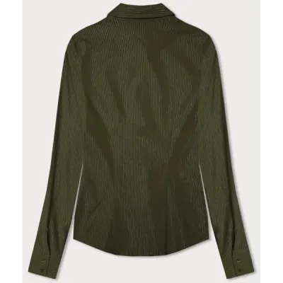 Dámská košile se stříbrnými pásky MODA0111 khaki