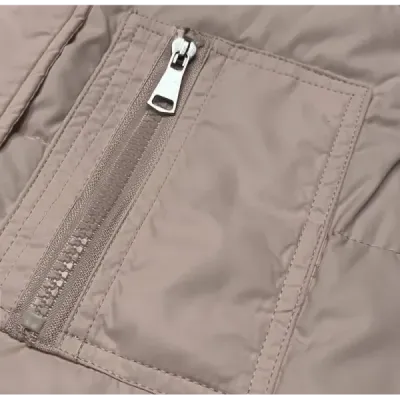 Dámská oboustranná vesta MODA383BIG béžová
