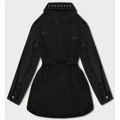 Dámská jeansová bunda oversize MODA958 černá