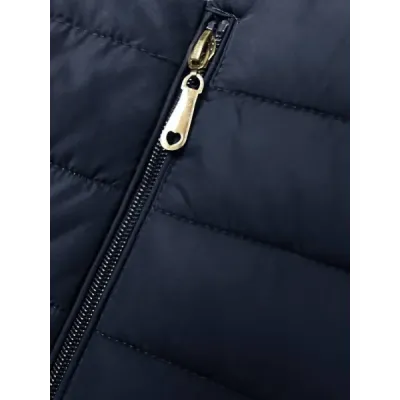 Dámská vesta s kapucí MODA9150 tmavě modrá