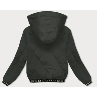 Prošívaná dámská přechodná bunda MODA9085 army