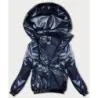 Dámská podzimní bunda MODA9087 tmavě modrá