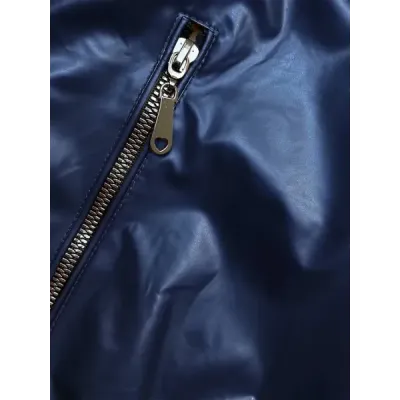 Dámská podzimní bunda MODA9087 tmavě modrá