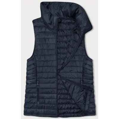 Tenká dámská vesta MODA9072 tmavě modrá