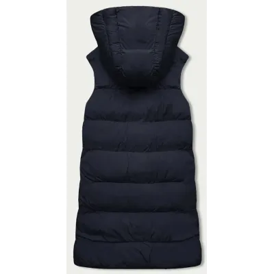 Dámská oboustranná vesta MODA723 modro-černá