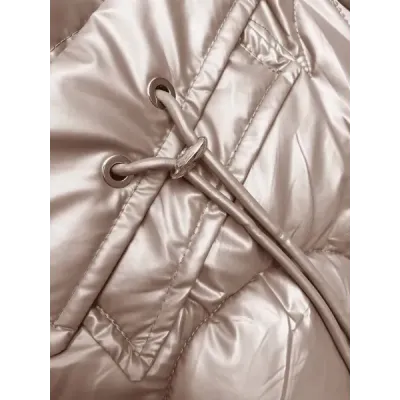 Dámská vesta s kapucí MODA8172 růžová