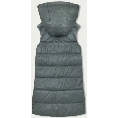 Dámská vesta s kapucí MODA8212 khaki