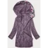 Dámská podzimní bunda MODA8215 fialová
