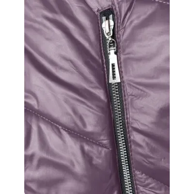 Dámská podzimní bunda MODA8215 fialová