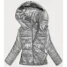 Dámská podzimní bunda MODA8187 šedá