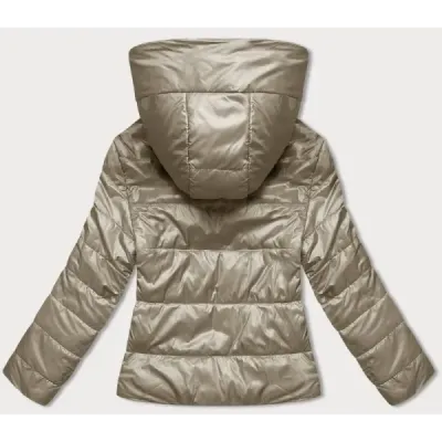 Dámská podzimní bunda MODA8187 béžová