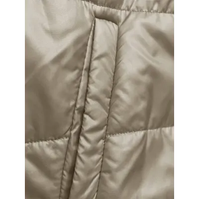 Dámská podzimní bunda MODA8187 béžová