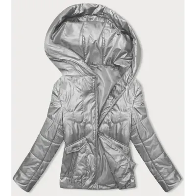 Prošívaná dámská bunda MODA8185 šedá